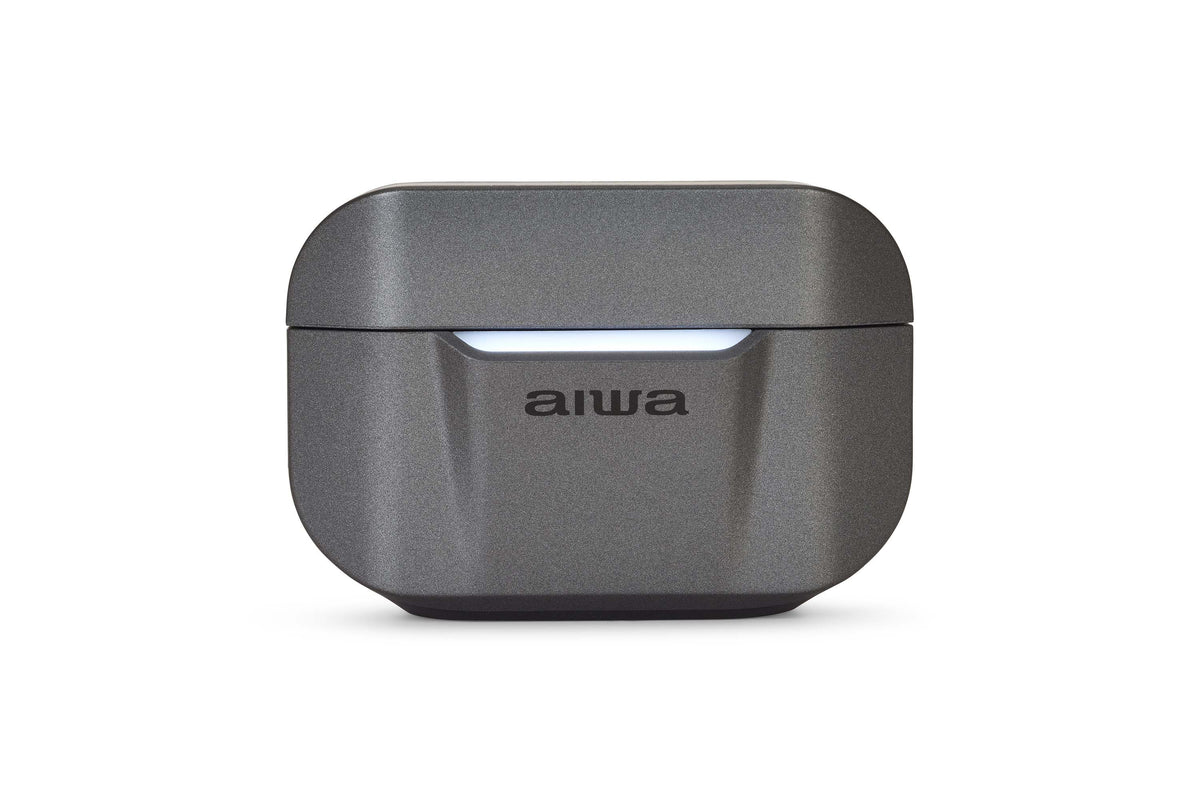 Aiwa ETWS-330TN TWS-öronproppar, titan