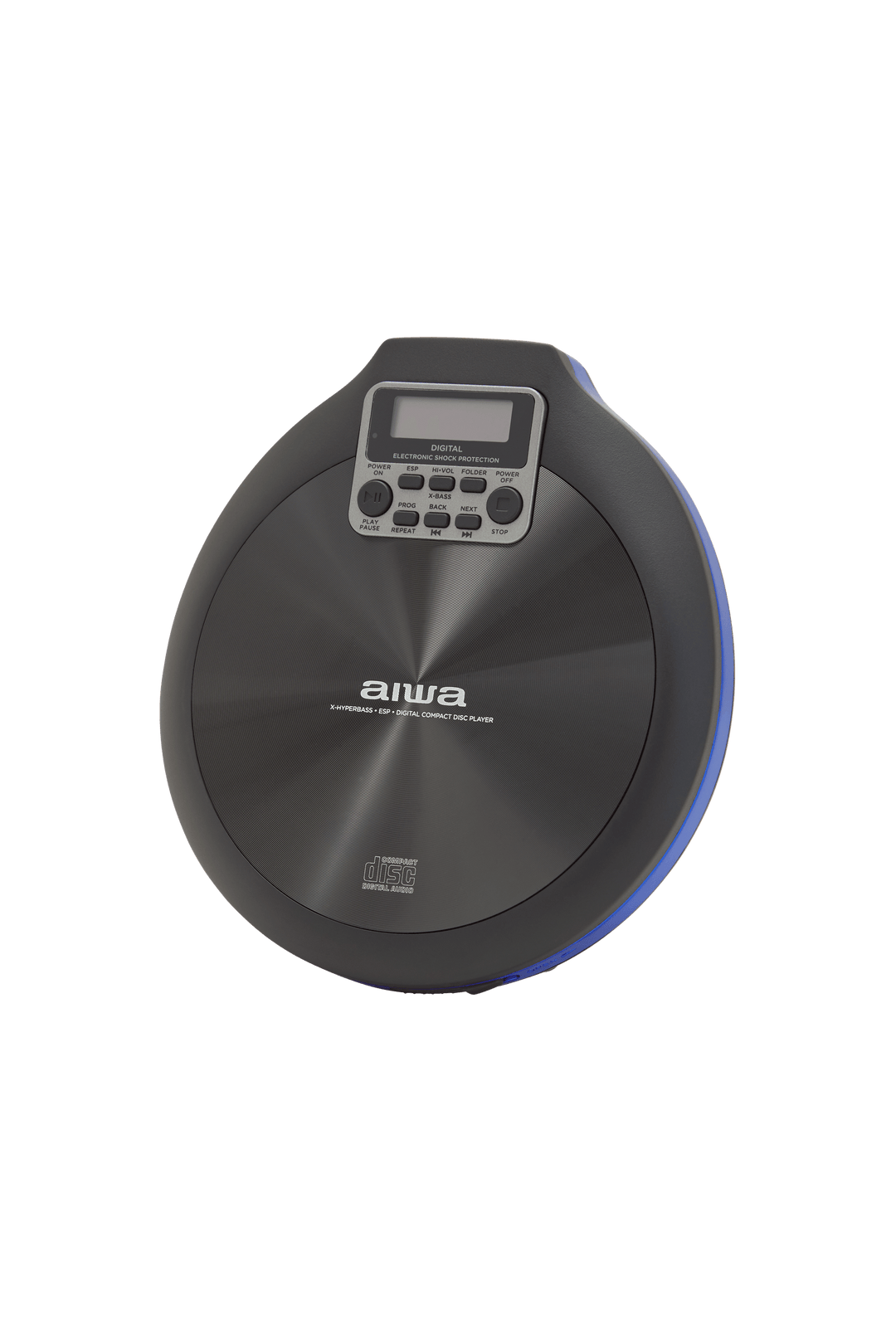 AIWA PCP-850 Bærbar CD-afspiller – MP3 & Anti-Shock, blå