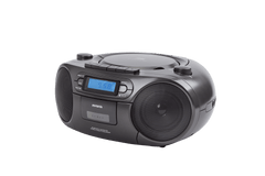 AIWA RC-250 Boombox – CD, kassett, Bluetooth och FM, svart
