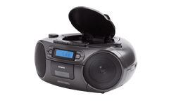AIWA RC-250 Boombox – CD, kassett, Bluetooth och FM, svart