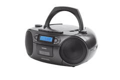 AIWA RC-250 Boombox – CD, kassett, Bluetooth och FM, svart