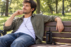 Aiwa RM-10BK bärbar radio, Svart