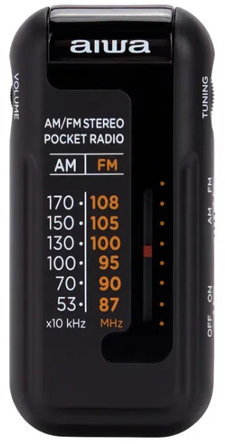 Aiwa RM-10BK bärbar radio, Svart
