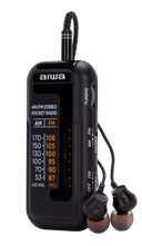 Aiwa RM-10BK bärbar radio, Svart