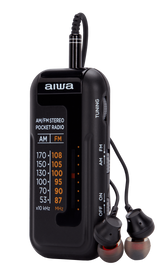 Aiwa RM-10BK bärbar radio, Svart