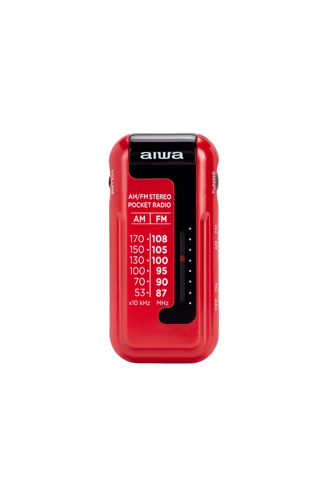 Aiwa RM-10RD bärbar radio, Röd