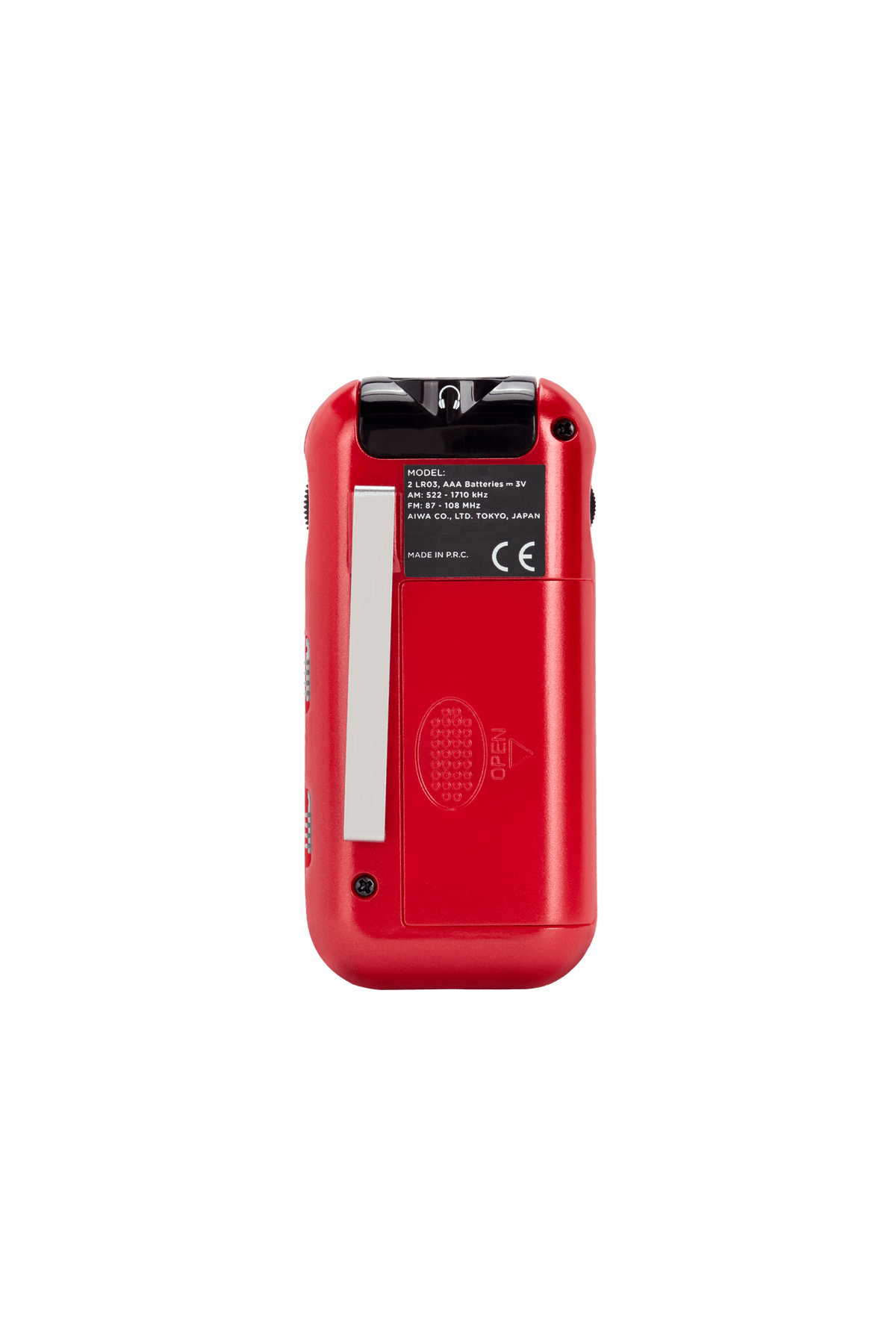 Aiwa RM-10RD bärbar radio, Röd