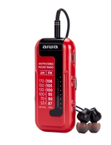 Aiwa RM-10RD bärbar radio, Röd