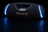 AIWA SPB-680 – 20W Bärbar Bluetooth Party-högtalare med RGB-ljus, grå