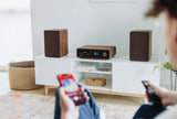 Pure Classic Stereo Hi-Fi-system – DAB+, CD, Bluetooth, 100W, valnöt