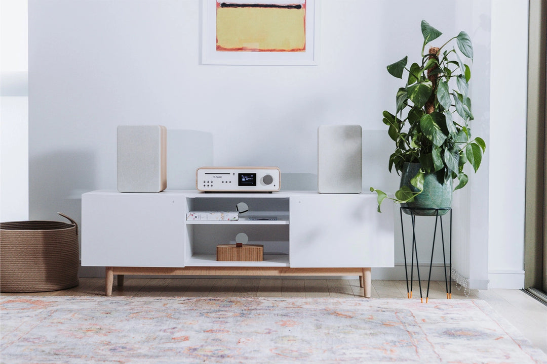 Pure Classic Stereo Hi-Fi-system – DAB+, CD, Bluetooth, 100W, ek