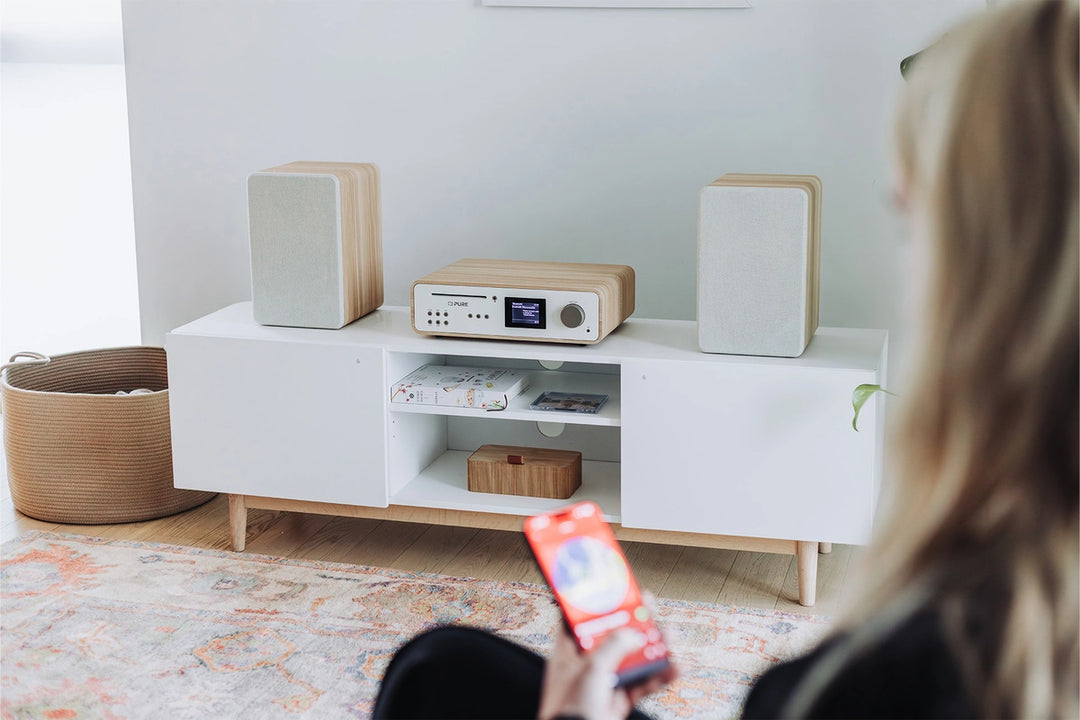 Pure Classic Stereo Hi-Fi-system – DAB+, CD, Bluetooth, 100W, ek