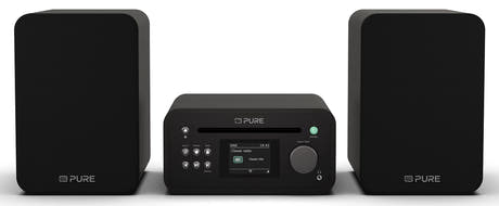 Pure Classic Stereo Mini Hi-Fi-system – DAB+, CD, Bluetooth, 40W, svart