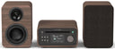 Pure Classic Stereo Mini Hi-Fi-system – DAB+, CD, Bluetooth, 40W, valnöt