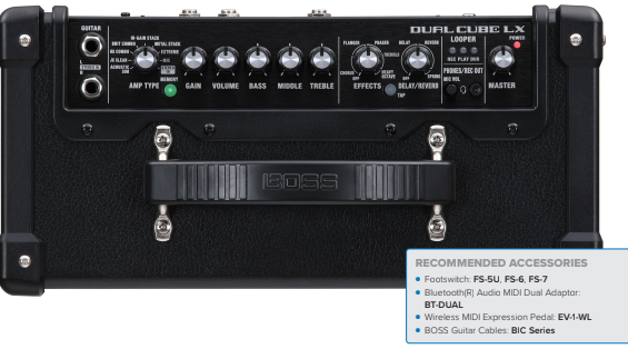 Boss Dual Cube LX gitarrförstärkare