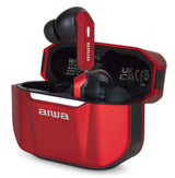 Aiwa ETWS-330RD TWS-öronsnäckor, Röd