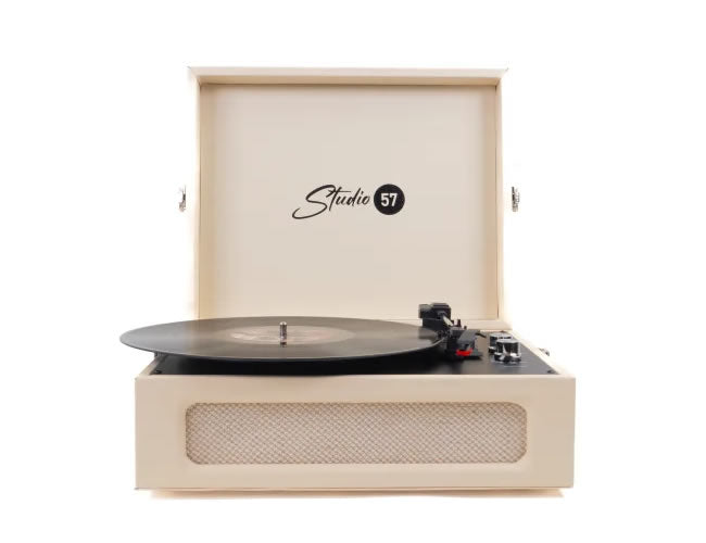 Studio 57 Groovy skivspelare (Cream)
