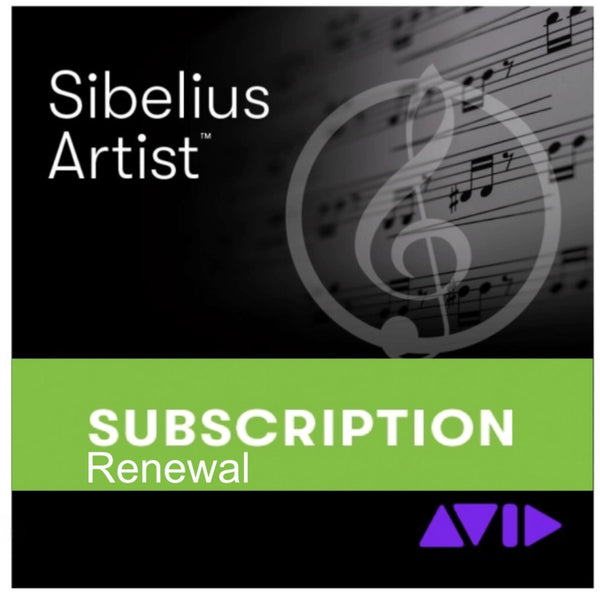 Sibelius Artist-prenumeration FÖRNYELSE