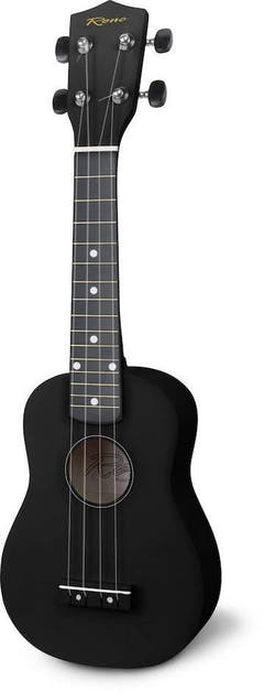 Reno RU150 Soprano Ukulele (svart)