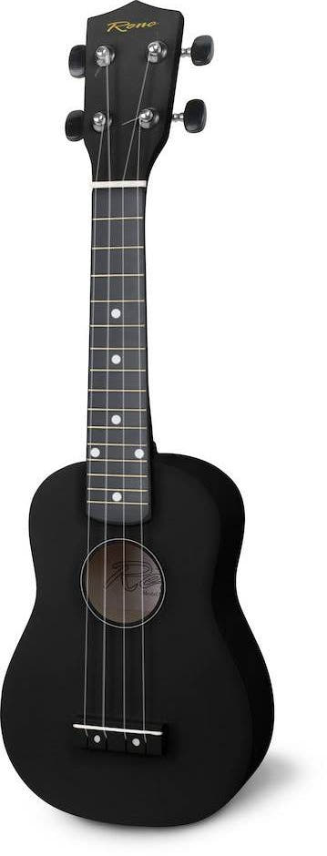 Reno RU150 Soprano Ukulele (svart)
