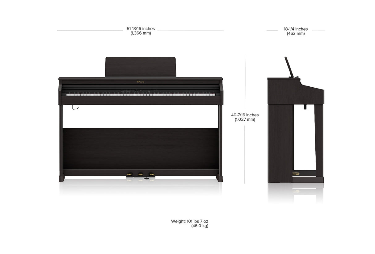 Roland RP701 digitalpiano (svart)