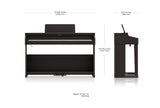 Roland RP701 digitalpiano (svart)