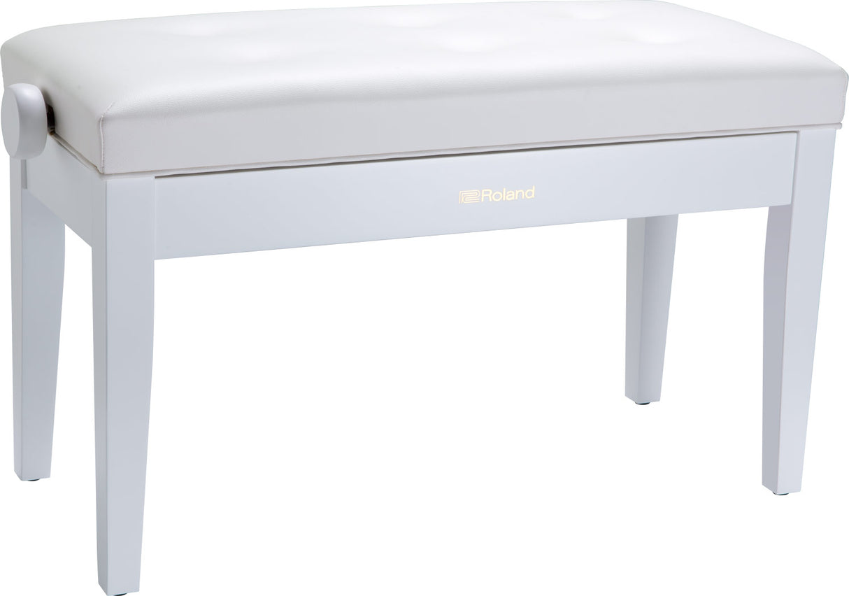 Roland RPB-D300WH dubbel pianobänk, vit