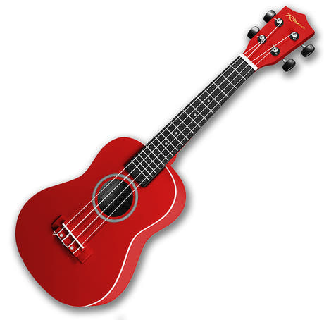 Reno RU300 Grand Concert Ukulele (röd)