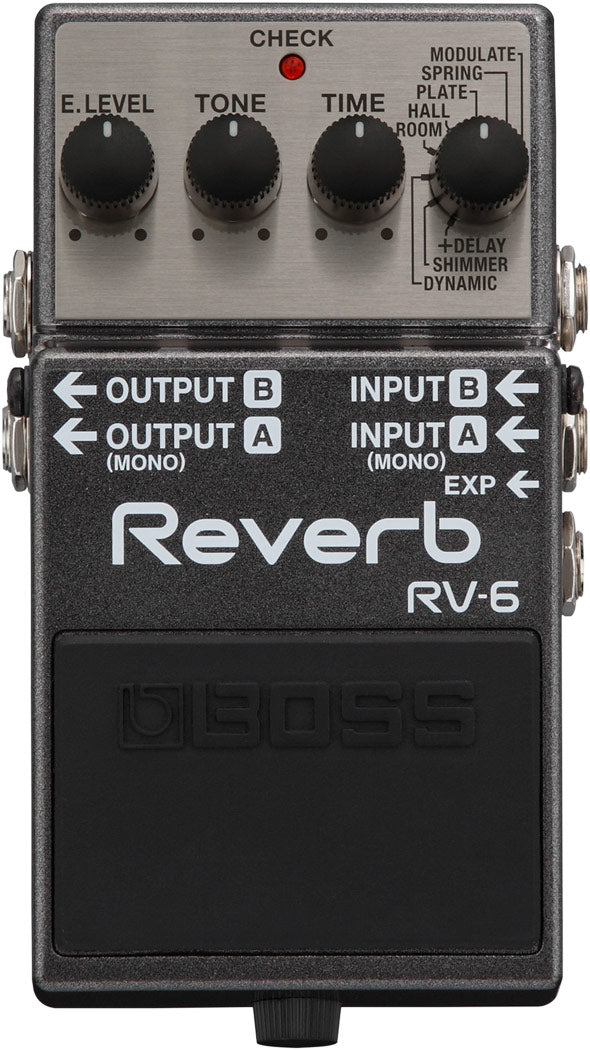 Boss RV-6 Reverb gitarrpedal