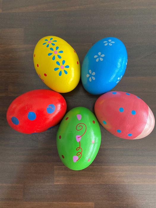 Rytm-ägg - Egg shaker - 5-pack