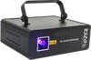 Ibiza laserljus med DMX och ILDA (RGB, 2000MW)