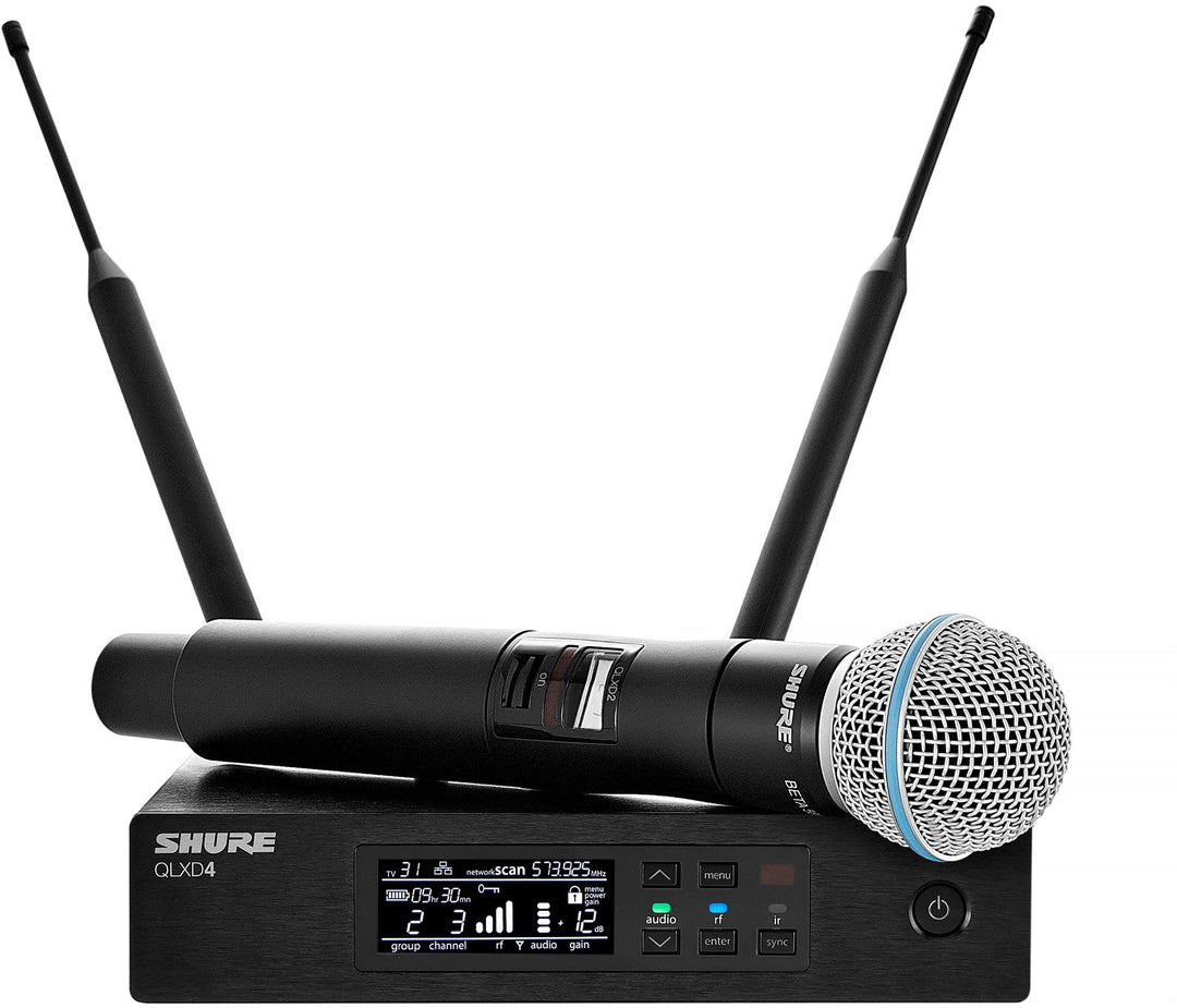 Shure QLXD24E/B58 K51 handhållet mikrofonsystem Beta58