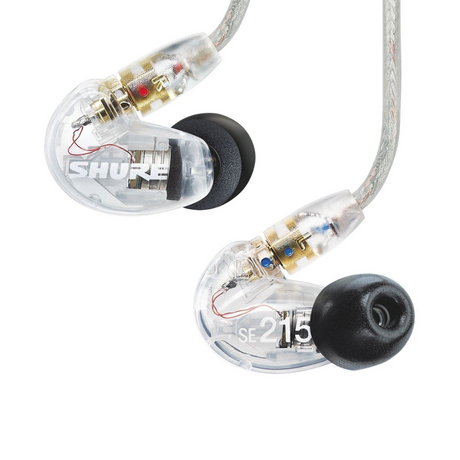 Shure SE215-CL - In-Ear Hörlurar (Clear)