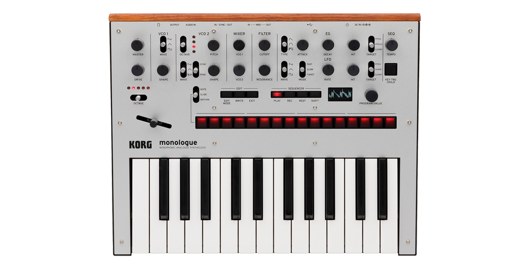 Korg Monologue Silver Synthesizer