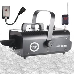LIGHT4ME SM 900W snemaskine med fjärrkontroll, sort