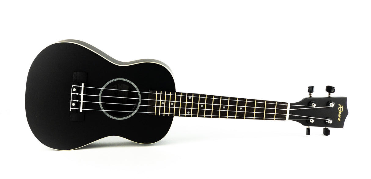 Reno RU300 Grand Concert Ukulele (svart) startpaket