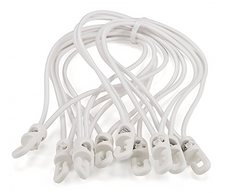 Spannfix elastiska band, 10 st. (Vit)