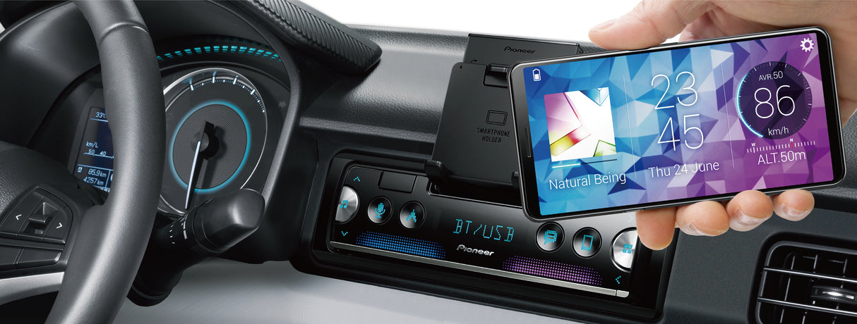 Pioneer SPH-20DAB Smartphone-mottagare med DAB och Bluetooth