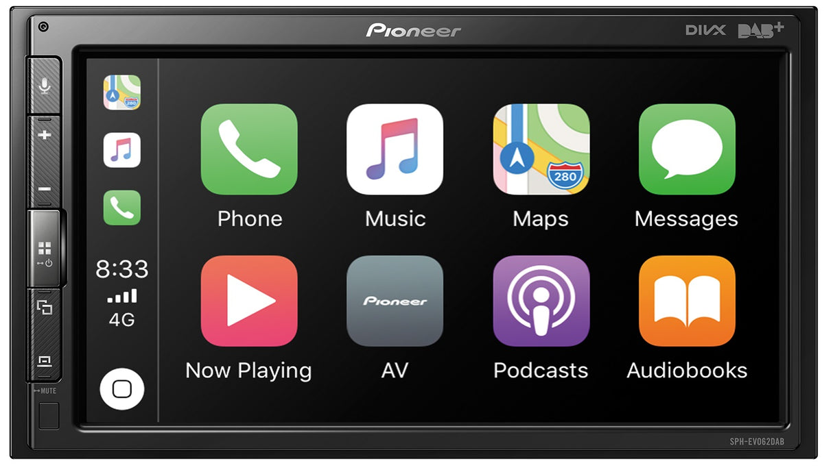 Pioneer SPH-EVO62DAB-208 Apple CarPlay , DAB- Radio och Bluetooth