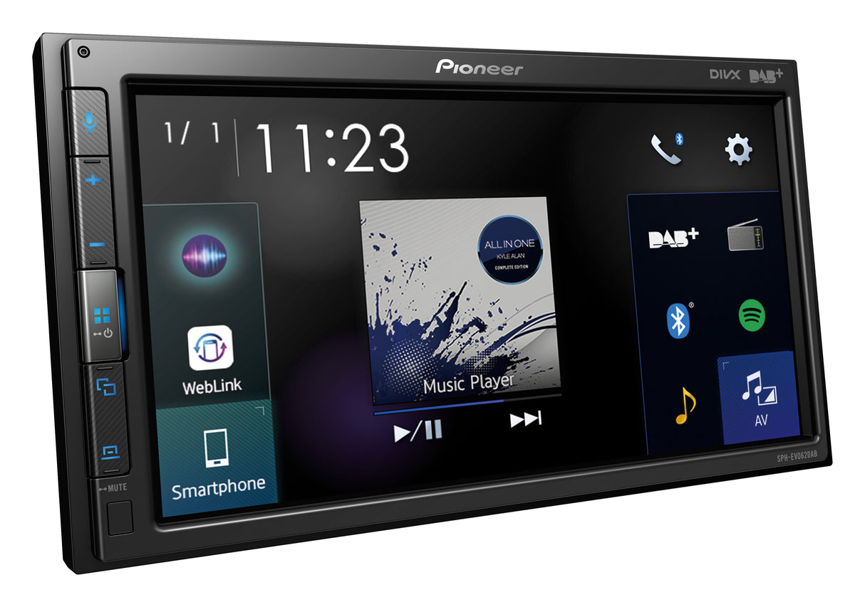 Pioneer SPH-EVO62DAB-CLIO Apple CarPlay , DAB- Radio och Bluetooth