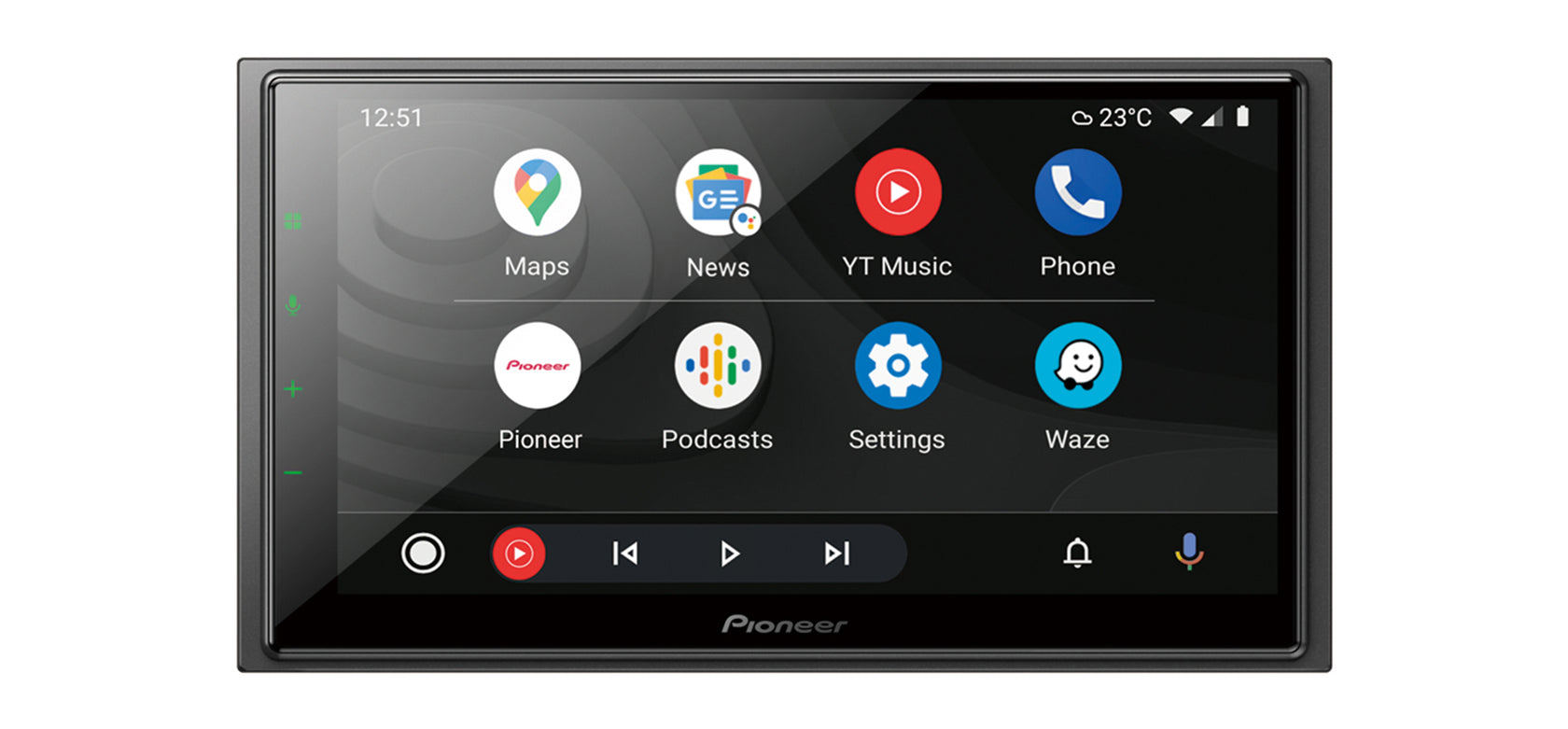 Pioneer SPH-EVO64DAB 2-DIN bilstereo med trådlös CarPlay , DAB- radio och Bluetooth