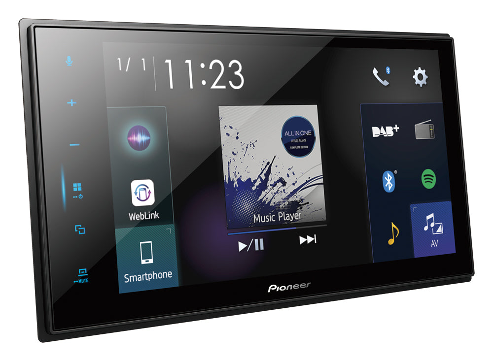 Pioneer SPH-EVO82DAB-Uni1-DIN Bilstereo med Apple CarPlay , DAB och Bluetooth