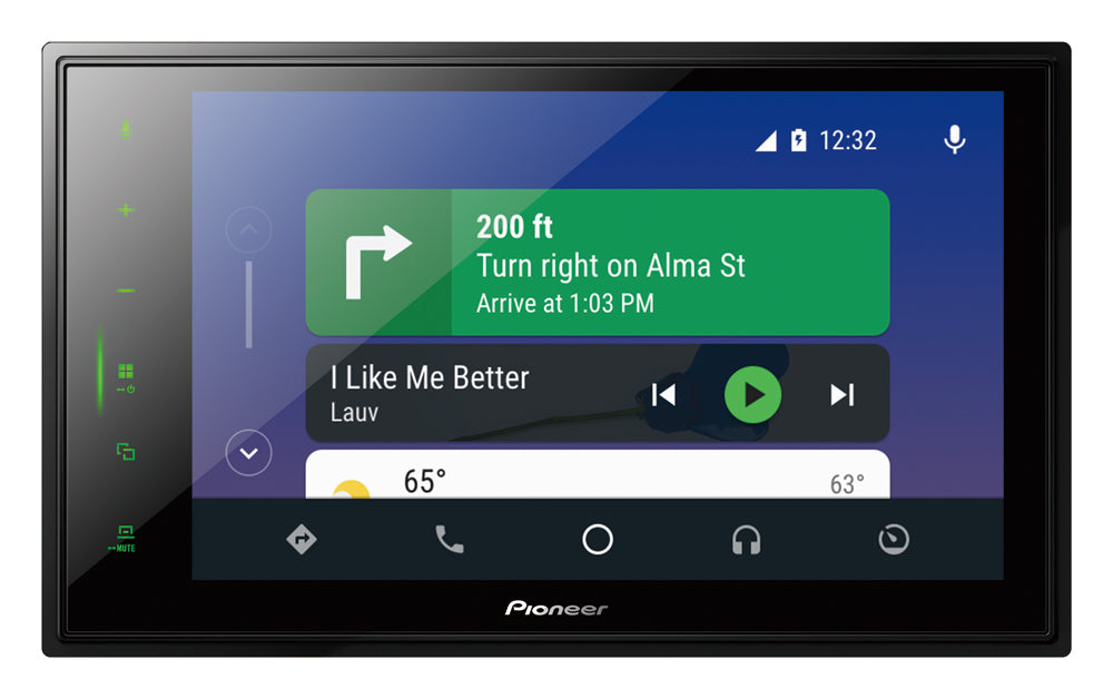 Pioneer SPH-EVO82DAB-Uni1-DIN Bilstereo med Apple CarPlay , DAB och Bluetooth