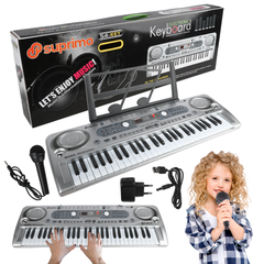 SUPRIMO 824 USB Keyboards med mikrofon, MP3-spelare och notställ