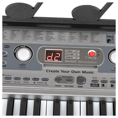 SUPRIMO 824 USB Keyboards med mikrofon, MP3-spelare och notställ