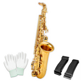 Suprimo Alto Saxo Altsaxofon i E♭ – Sæt med Etui og Tilbehør