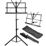 Nodestativ med väska – hopfällbart och höjdjusterbart 65–130 cm