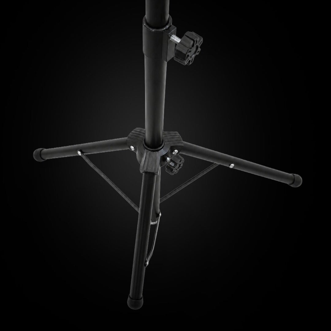 D4 notställ justerbart 82-146 cm, svart