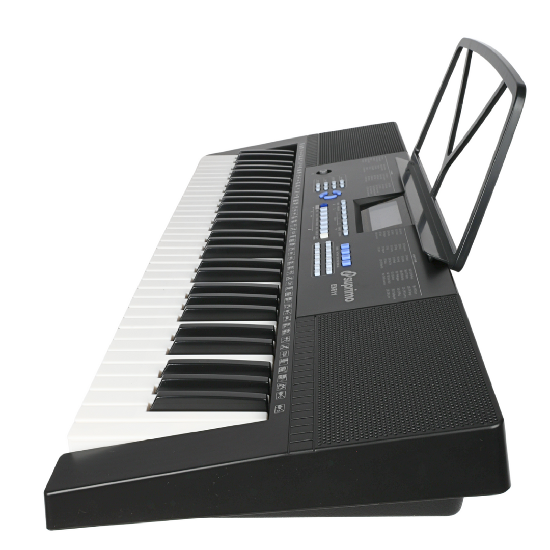 Suprimo EK611 Keyboards 61 Tangenter, Sort