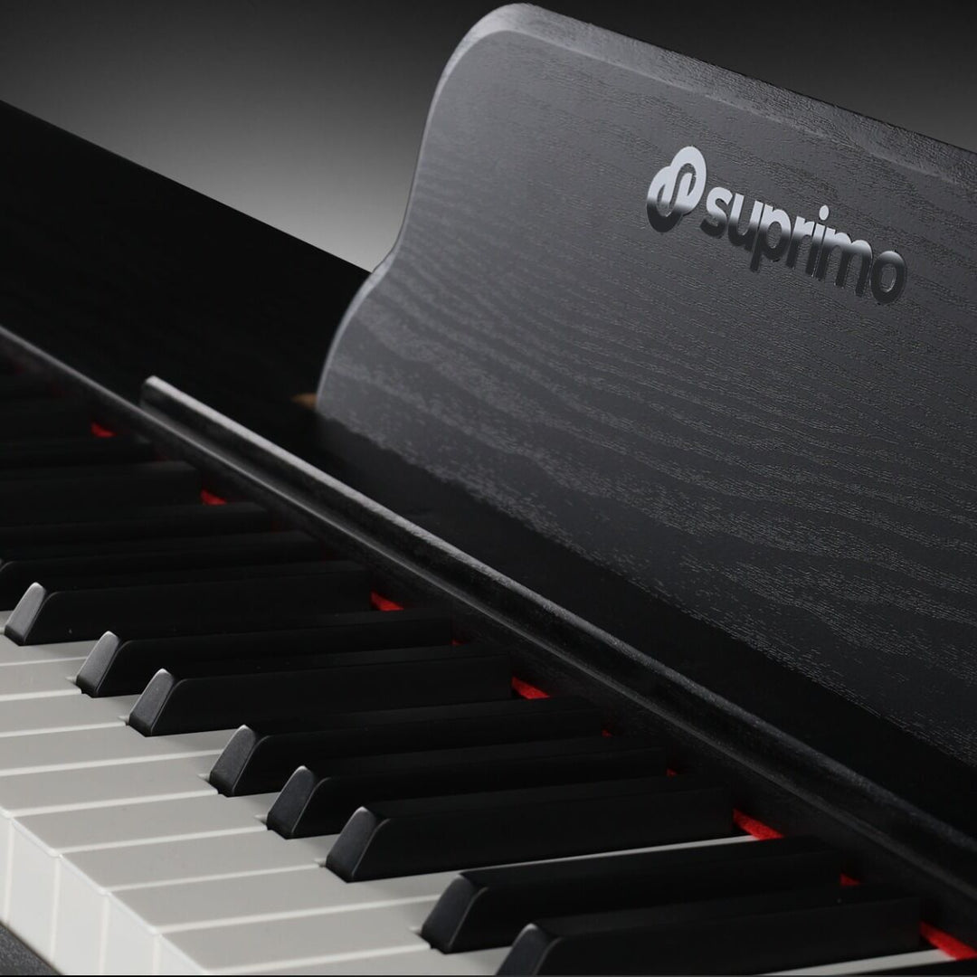Suprimo SDP88 BK Digital Piano 88 med viktade tangenter, Sort